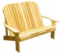 Click to enlarge image Adirondack Loveseat  - Designed for love birds with room for two to curl up in!